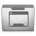 Aluminum Grey Desktop Icon